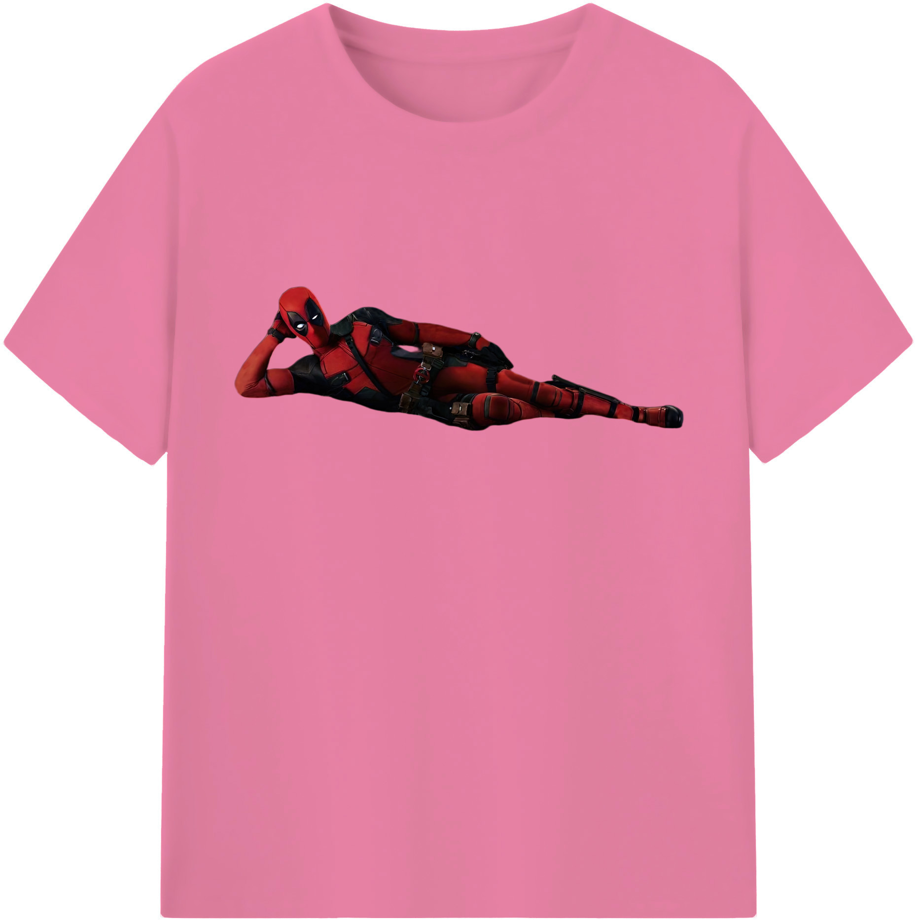 （画像用） Deadpool デッドプール 綿100％半袖Tシャツ（フロントプリント）